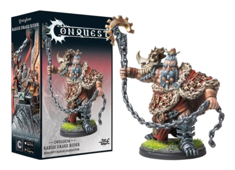 Conquest: Dweghom - Raegh Drake Rider – Detective Hawk Games