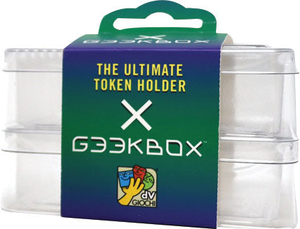 Storage Token Box Geekbox: Double Size - Clear Plastic Token Storage Box/Lid (2 pk ...