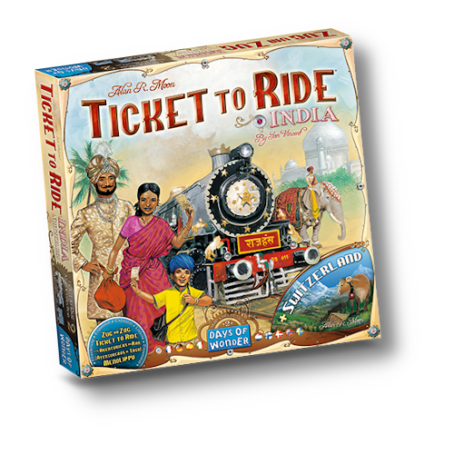 Ticket to Ride: India and Switzerland