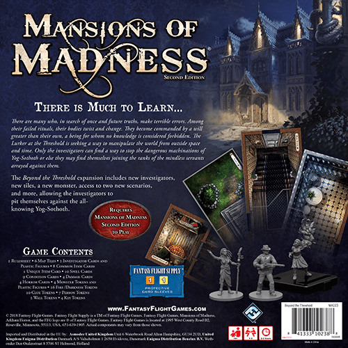 Beyond the Threshold Second Edition Mansions of Madness Beyond the Threshold Second Edition Mansions of Madness
